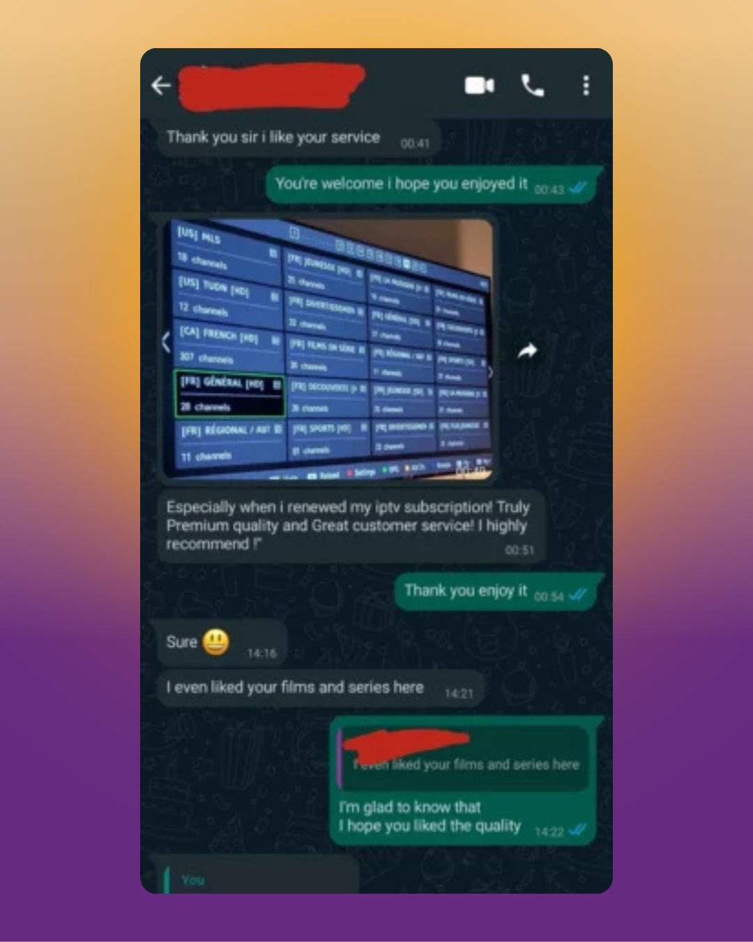 King365 IPTV - Testimonails - 6