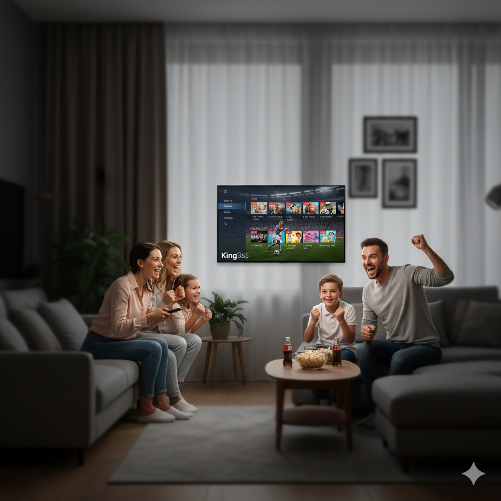 Regarder un match de football en direct avec King365 IPTV