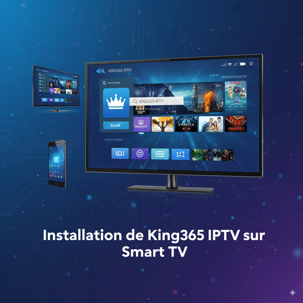 installer, King365, IPTV, Smart TV
