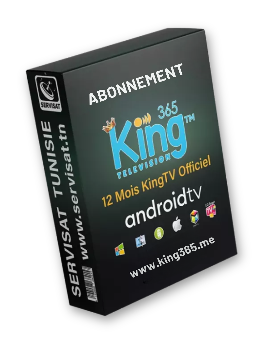 Applications IPTV King365 disponibles sur Android, iOS, Windows, Smart TV et plus
