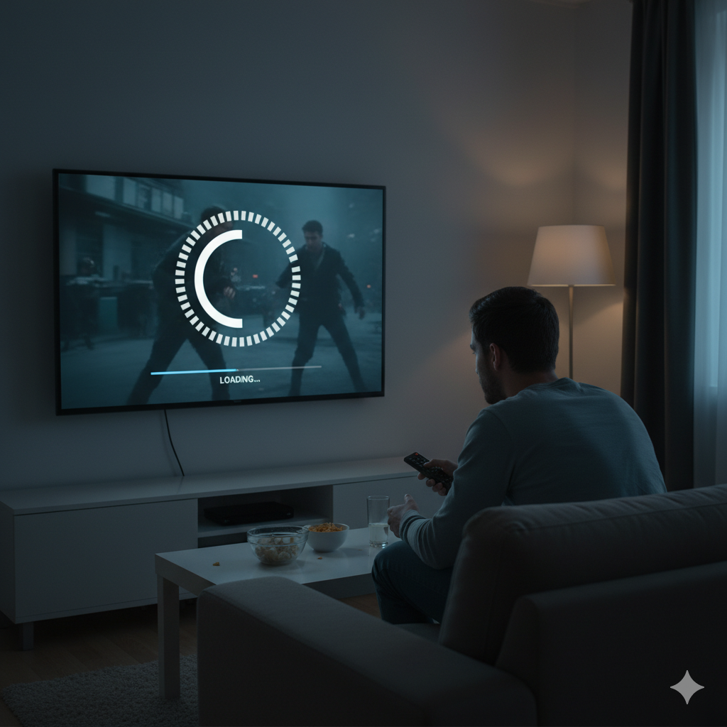 Problème IPTV King365 avec écran de chargement sur Smart TV